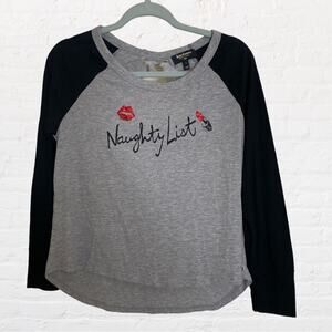 Juicy Couture Black Label Sleep Naughty List tshirt